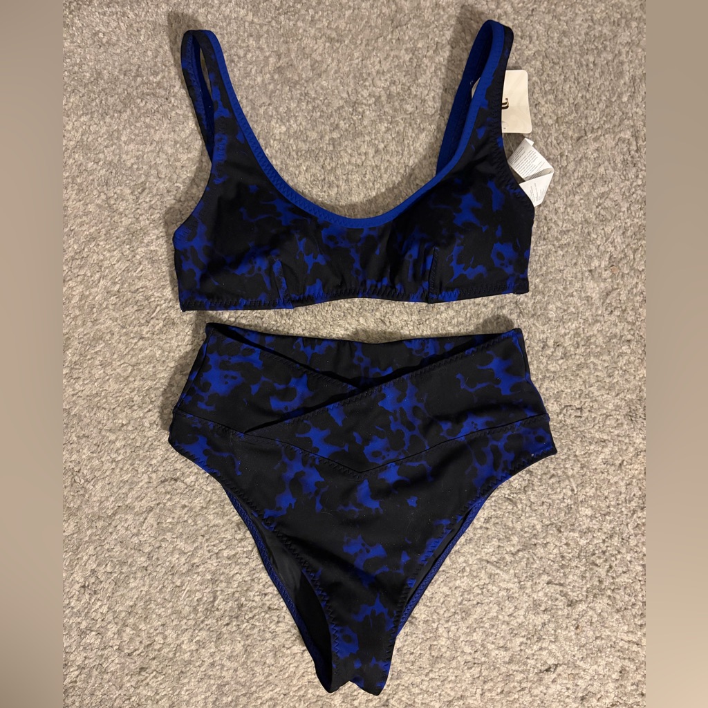 Fabletics Blue Tortoise Bikini Set